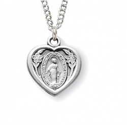 Child Size Heart Miraculous Baby Medal [RE0029]