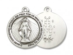 Women's Simple Round Miraculous Medal [BM0471]