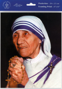 Mother Teresa Print - Sold in 3 per pack [HFA1174]
