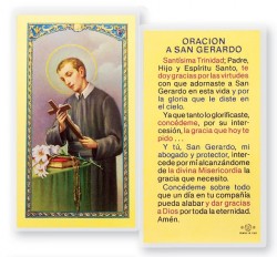 Oracion A San Gerardo Mayela Laminated Spanish Prayer Cards 25 Pack [HPRS616]