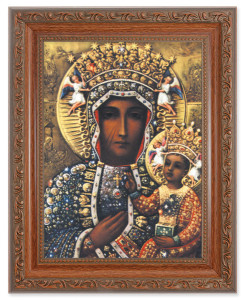 Our Lady of Czestochowa 6x8 Print Under Glass [HFA5381]