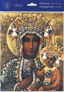 Our Lady of Czestochowa Print - Sold in 3 per pack [HFA1144]