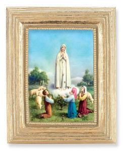 Our Lady of Fatima 2.5x3.5 Print Under Glass [HFA5281]