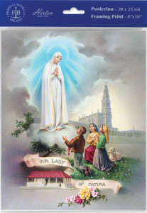 Our Lady of Fatima Print - Sold in 3 per pack [HFA1145]