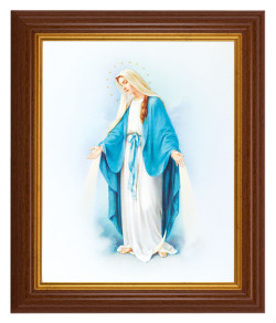 Our Lady of Grace 8x10 Textured Artboard Dark Walnut Frame [HFA5472]