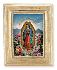 Our Lady of Guadalupe Reina de Mexico 2.5x3.5 Print Under Glass [HFA5278]