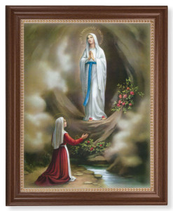 Our Lady of Lourdes 11x14 Framed Print Artboard [HFA5016]