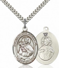 Our Lady Mount Carmel Patron Saint Medal [EN6372]