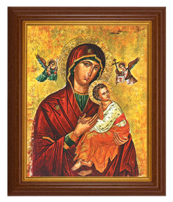 Our Lady of Passion 8x10 Textured Artboard Dark Walnut Frame [HFA5502]