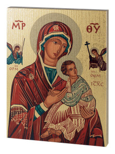 Our Lady of Passion Embossed Wood Plaque [HWP241]