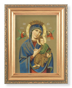 Our Lady of Perpetual Help 4x5.5 Print Under Glass [HFA5318]