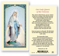 Our Lady Queen of The Laminated Prayer Cards 25 Pack [HPR905]