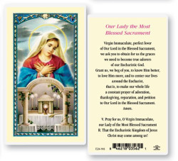 Our Lady of The Blessed Laminated Prayer Card [HPR901]