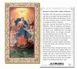 Our Lady Untier of Knots Prayer Card - 100 Per Pack [HPC734906]