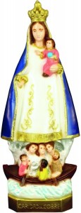 Plastic Our Lady of Charity Statue - 24 inch [SAP2413]