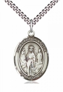Our Lady of Grace of Knock Patron Saint Medal [EN6375]