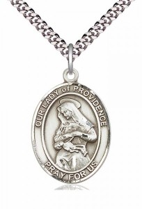 Our Lady of Grace of Providence Patron Saint Medal [EN6198]