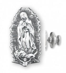 Our Lady of Guadalupe Lapel Pin Sterling Silver [HMLP016]