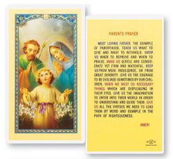 Parents Laminated Prayer Card [HPR745]