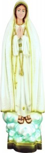 Plastic Our Lady of Fatima Statue - 32 inch [SAP3235]
