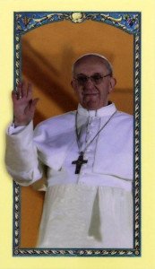 Pope Francis Laminated Prayer Cards [HRE24574]