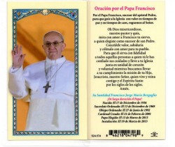Pope Francis Laminated Spanish Prayer Cards 25 Pack [HPRS574]