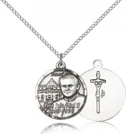 Women's Saint John Paul II with Vatican Medal [BM0570]