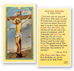 Prayer Before A Crucifix Laminated Prayer Card [HPR145]