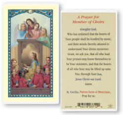 Prayer For Church Choir Laminated Prayer Card [HPR857]
