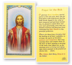 Prayer For The Sick Laminated Prayer Card [HPR723]