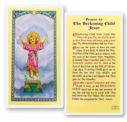 Prayer To The Beckoning Child Laminated Prayer Card [HPR118]