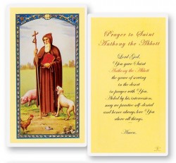 Prayer To The St. Anthony Abbott Laminated Prayer Cards 25 Pack [HPR405]