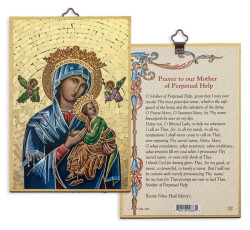Prayer to Our Lady of Perpetual Help 4x6 Mosaic Plaque [HFA5087]