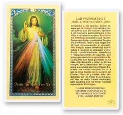 Promesas Jesus Misericordioso Laminated Spanish Prayer Cards 25 Pack [HPRS124]