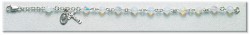 Rosary Bracelet - Sterling Silver with 6mm Violet Opal Swarovski Beads [RB3477]