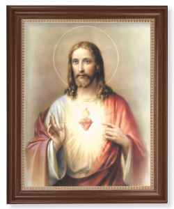 Sacred Heart of Jesus by Bonella 11x14 Framed Print Artboard [HFA4996]