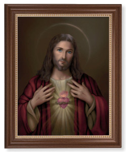 Sacred Heart of Jesus by Simeone 11x14 Framed Print Artboard [HFA4997]