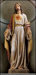 Sacred Heart Statue - 48“H [MIL1064]