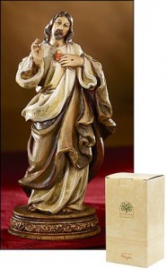 Sacred Heart of Jesus Statue - 6.25“H [MIL1034]