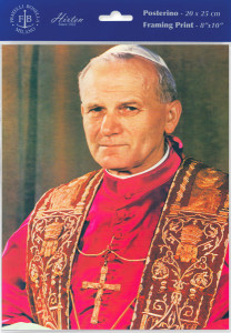 Saint Pope John Paul II Print - Sold in 3 Per Pack [HFA4848]