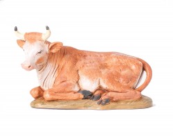 Seated Ox Nativity Statue - 12“ scale [RMCH043]