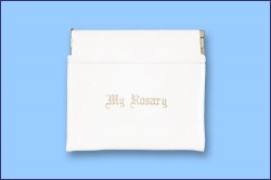 Small White My Rosary, Rosary Case [CFSMM0023]
