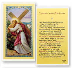 Splinters From The Cross Laminated Prayer Card [HPR172]