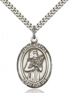 St. Agatha Patron Saint Medal [EN6003]