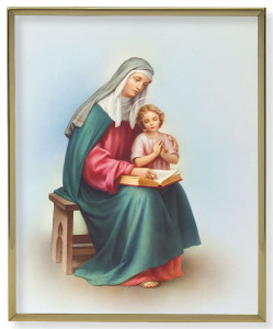 St. Anne Gold Framed Print [HFA0159]