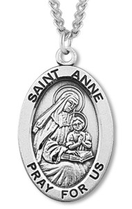 St. Anne Medal Sterling Silver [HMM1096]