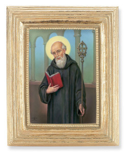 St. Benedict 2.5x3.5 Print Under Glass [HFA5301]