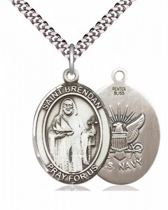 St. Brendan the Navigator Navy Medal [EN6021]