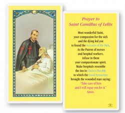 St. Camillus Laminated Prayer Cards 25 Pack [HPR414]