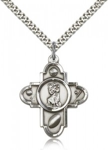 St. Christopher Sports 5-Way Medal [BM0624]